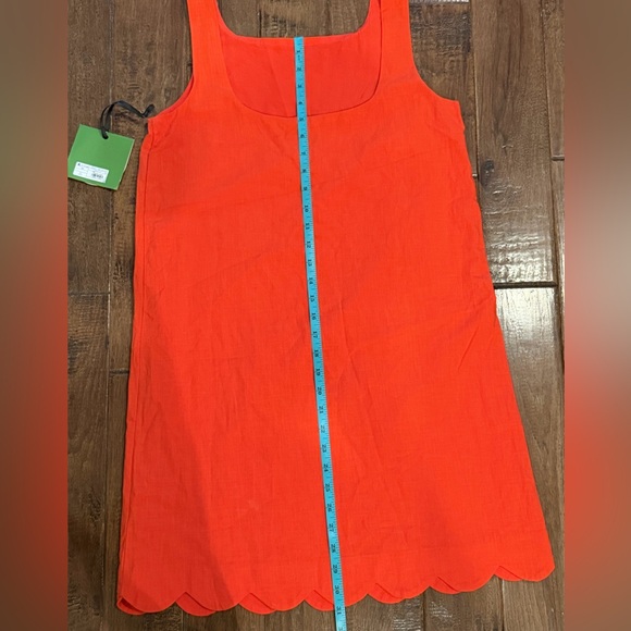 NWT Kate Spade Target Sleeveless Red Dress with Scalloped Hem size XS - Picture 5 of 7